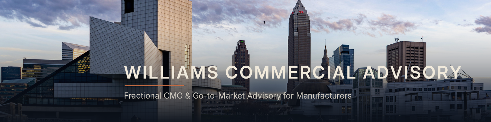 Williams Commercial Advisory — Fractional CMO & Go-to-Market Advisory for Manufacturers